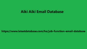 Aiki Aiki Email Database