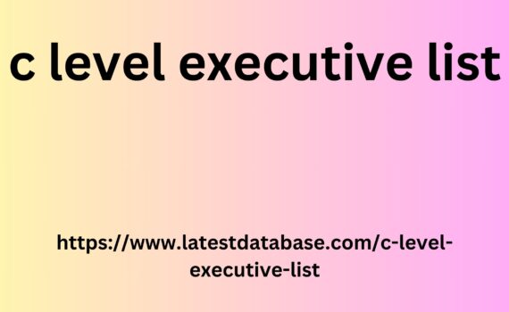 c level executive list