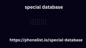 Special Database