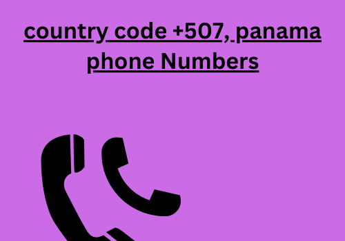 country code +507, panama phone Numbers