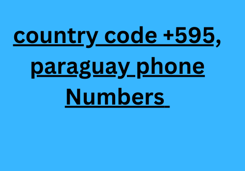 country code +595, paraguay phone Numbers 