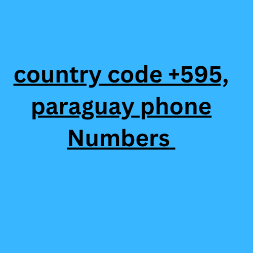 country code +595, paraguay phone Numbers 