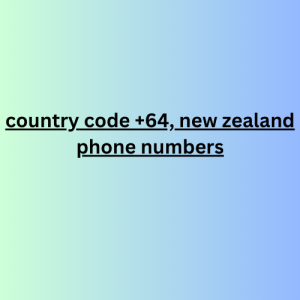 country code +64, new zealand phone numbers