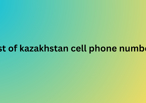 list of kazakhstan cell phone number