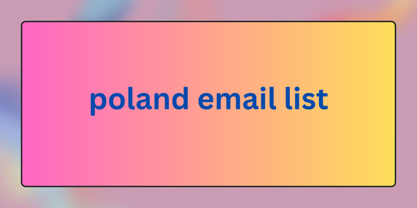 poland email list