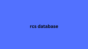 rcs database