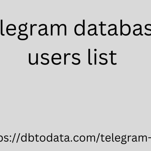 telegram database users list