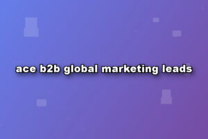 ace b2b global marketing leads