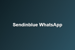sendinblue whatsapp